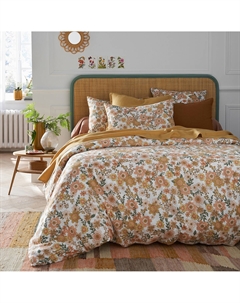 Пододеяльник из хлопкаосветленного льна Rosemary разноцветный La redoute interieurs