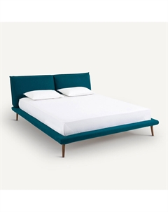 Кровать изо льна без кроватного основания Aurore дизайн Э Галлина синий Laredoute