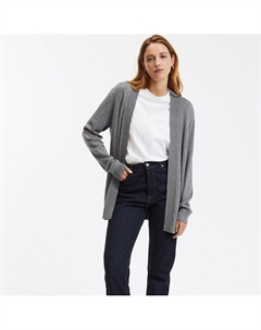 Кардиган без застежки серый Laredoute