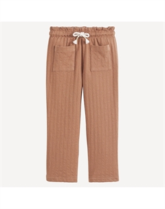 Брюки широкие каштановый La redoute collections