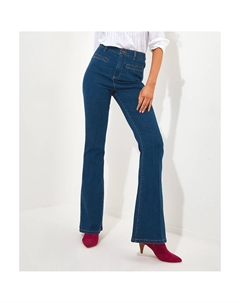 Джинсы буткат Aurora синий Laredoute