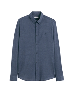 Рубашка прямого покроя синий Jack & jones