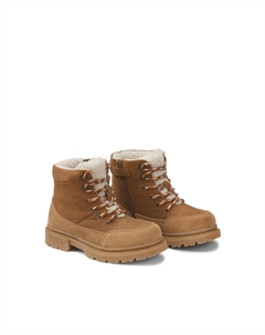 Ботинки на молнии с меховой подкладкой каштановый La redoute collections