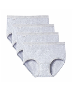 Трусы-слипы миди Basic комплект из трех штук одна бесплатно серый Laredoute