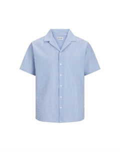 Рубашка из тонкой полосатой ткани синий Jack & jones