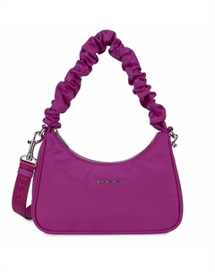 Сумка с рюшем на ручках BASIC CHOUCHOU фиолетовый Laredoute