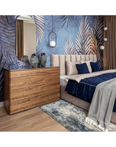 Комод из шпона ореха каштановый So'home