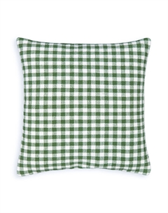 Чехол на подушку с принтом виши 40x40 см Edith каштановый Laredoute