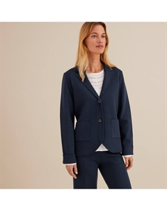 Приталенный жакет синий Laredoute