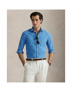 Рубашка из ткани оксфорд приталенная синий Polo ralph lauren