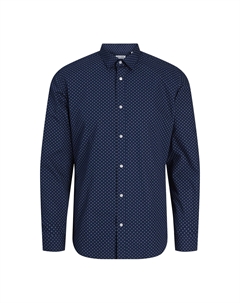 Рубашка с принтом синий Laredoute