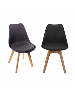 Комплект из 2-х стульев  La Redoute черный Laredoute