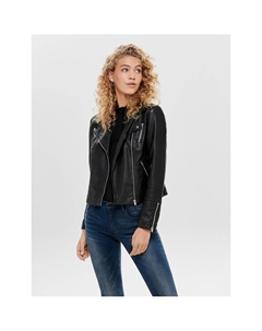 Куртка короткая на молнии черный Only