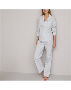 Пижама свободная в полоску синий La redoute collections