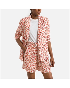 Блейзер с принтом прямой покрой красный Laredoute