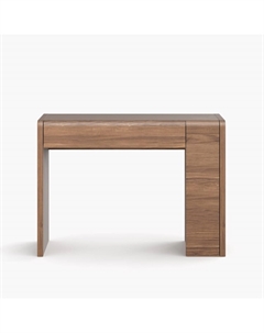 Стол туалетный из шпона ореха 2 ящика каштановый So'home