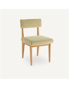 Стул из дуба и велюра Izag зеленый Am.pm.