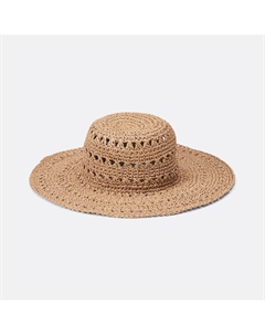 Шляпа с широкими краями бежевый La redoute collections