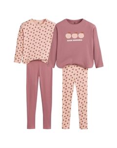 Комплект из 2 пижам с принтом розовый La redoute collections