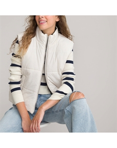 Куртка двусторонняя без рукавов черный La redoute collections