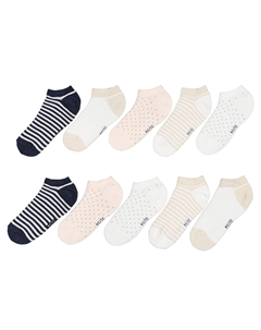 Комплект из 10 пар носков с принтом синий La redoute collections