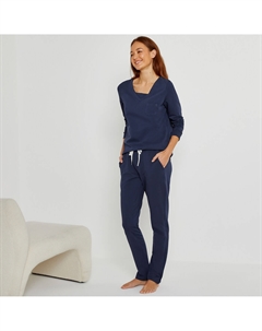 Пижама из 2 предметов из мольтона синий La redoute collections