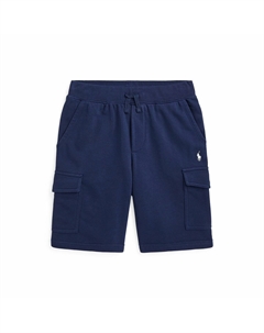 Шорты из мольтона покроя карго синий Laredoute