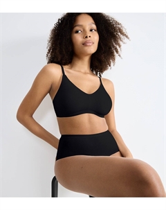 Бюстгальтер без косточек Go Daily Cotton черный Sloggi