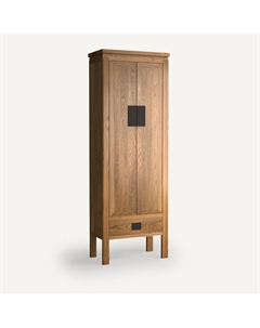 Китайский платяной шкаф из массива дуба и шпона Ling бежевый Am.pm.