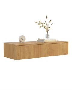 Консоль подвесная древесная каштановый Laredoute