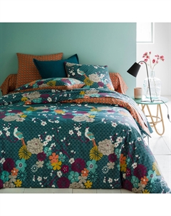 Пододеяльник из хлопка Miss China синий La redoute interieurs