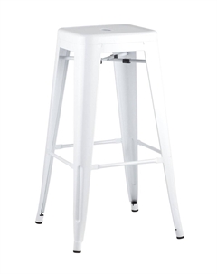 Стул барный из металла белый So'home