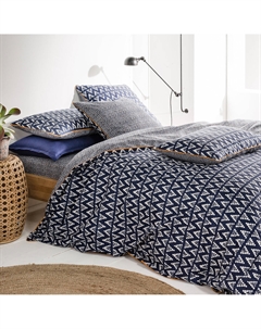 Пододеяльник из хлопка Popayan синий La redoute interieurs