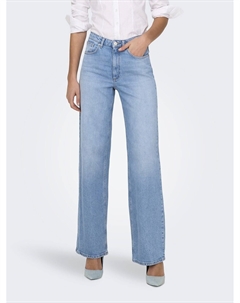 Джинсы широкие синий Only