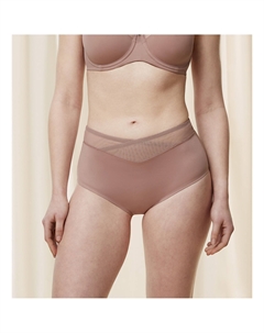 Трусы с высокой талией Maxi True Shape Sensation каштановый Triumph