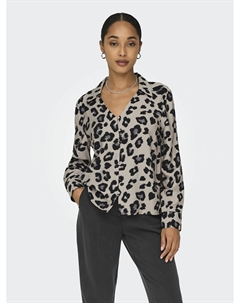 Блузка с принтом и длинными рукавами другие Jdy