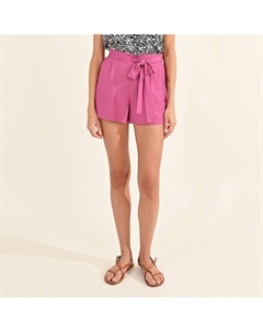 Шорты струящиеся с бантиком розовый Molly bracken