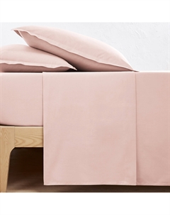 Простыня однотонная из хлопковой перкали Качество Qualit Best розовый La redoute interieurs