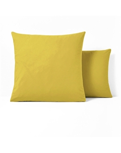 Наволочка однотонная из хлопка Scenario розовый La redoute interieurs