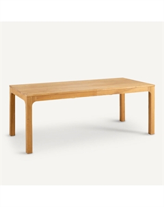 Стол из массива дуба со вставными досками Thadora бежевый Am.pm.