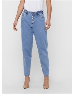 Джинсы бойфренд синий Only