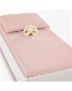 Детская простыня-чехол из органического хлопка Scenario розовый Laredoute