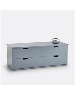 Комод с 2 ящиками Crawley серый Laredoute