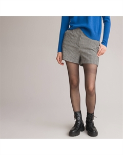 Шорты с принтом в ломаную клетку другие La redoute collections