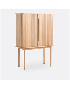 Шкаф с двумя ящиками двумя раздвижными дверцами Wapong бежевый La redoute interieurs