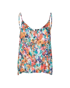 Топ с принтом каштановый Laredoute