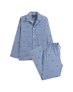 Комплект пижамный с брюками в клетку Bear другие Laredoute