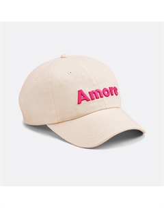 Бейсболка с вышивкой бежевый La redoute collections