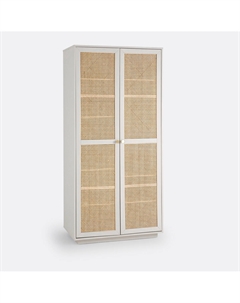 Шкаф с двумя дверками Paola серый La redoute interieurs