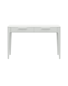 Консоль с 2 ящиками  из массива бука белый So'home